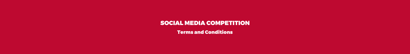 Banner with red background stating Terms and Conditions